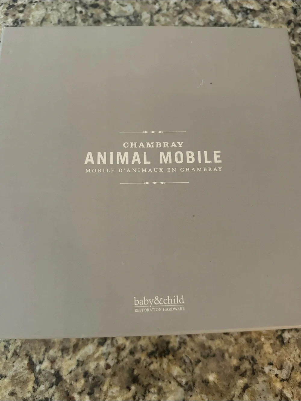 NEW Restoration Hardware Chambray Animal Mobile - Picture 2 of 4